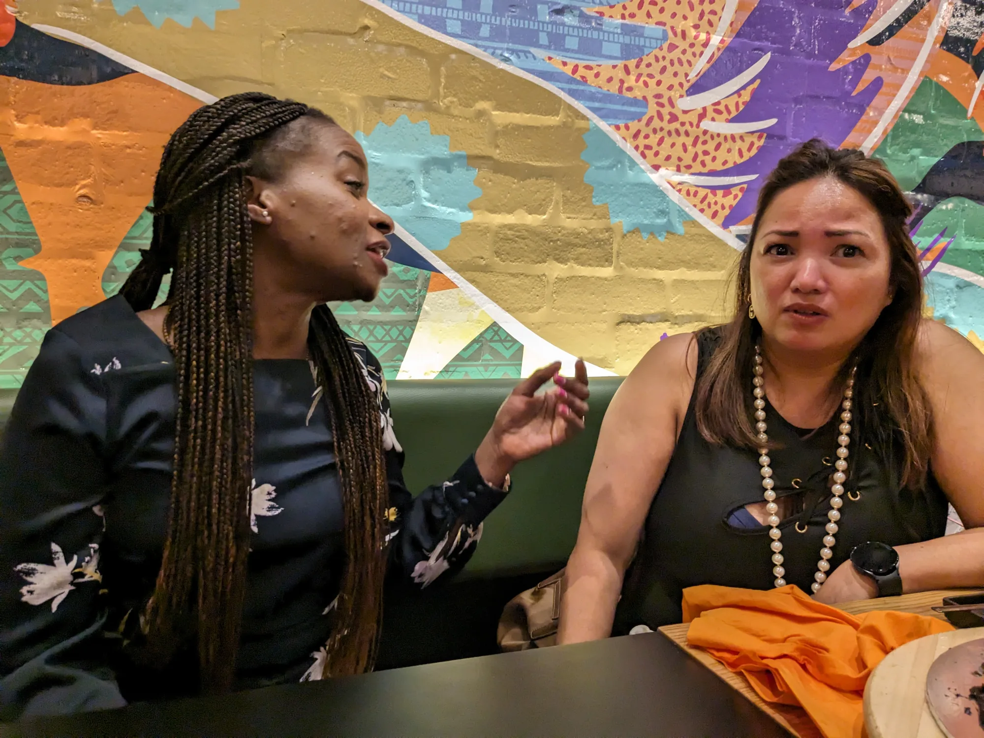 Irene Kamya and Crystal Dias in conversation